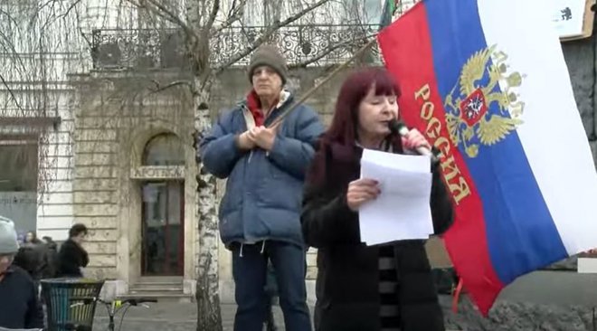 Violeta Tomić je poleg aktivista Borisa Žulja vodja nove stranke Nič od tega (NOT). FOTO: Zaslonski Posnetek Youtube