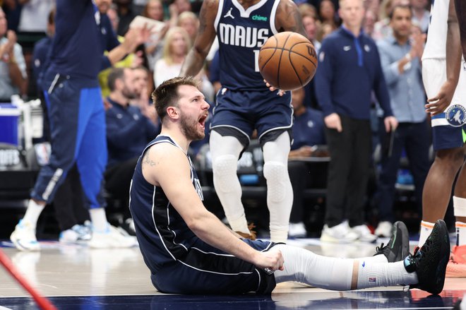 Dončić je prevzel krivdo za poraz. FOTO: Kevin Jairaj Usa Today Sports Via Reuters Con