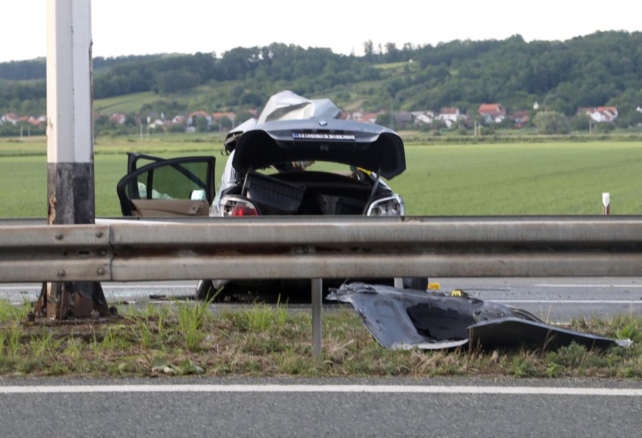 Fotografija: Posledice nesreče na A3. FOTO: Edina Zuko/pixsell