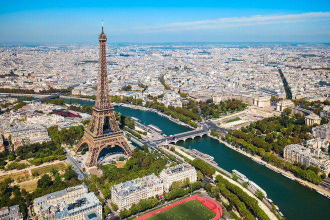 Med najbolj priljubljenimi je tudi Pariz. FOTO: Saiko3p/Getty Images