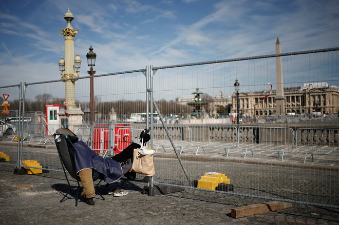 To pač ni pogled, vreden olimpijskega blišča, je prepričana francoska vlada. FOTO: Benoit Tessier/Reuters