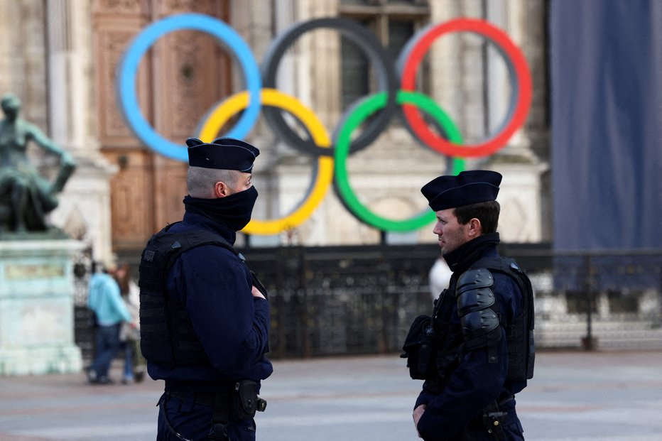 Fotografija: Pariz je v pričakovanju olimpijskih iger. FOTO: Yves Herman/Reuters