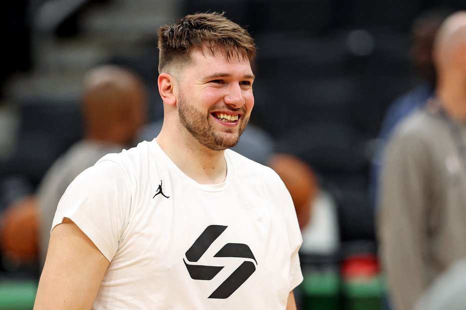 Fotografija: Luka Dončić se veseli nastopa v finalu. FOTO: Peter Casey Usa Today Sports Via Reuters Con