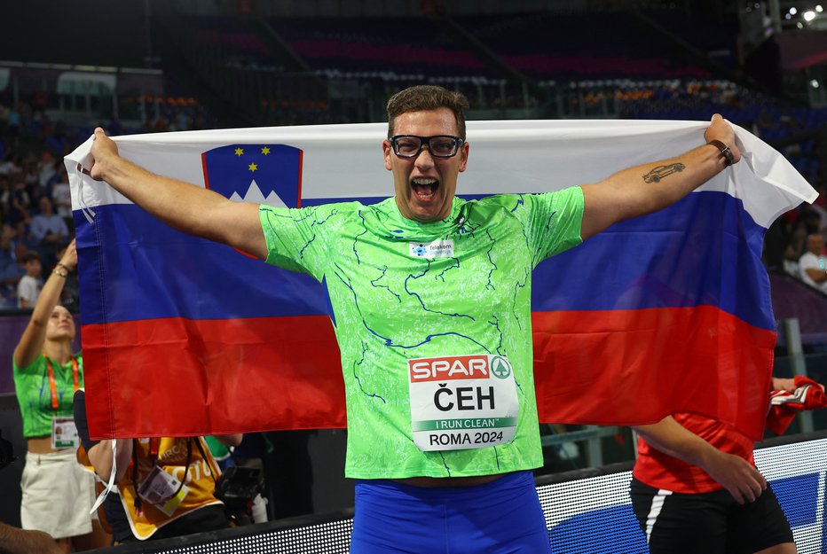 Fotografija: Kristjan Čeh je osvojil četrto odličje na velikih tekmovanjih. FOTO: Kai Pfaffenbach/Reuters