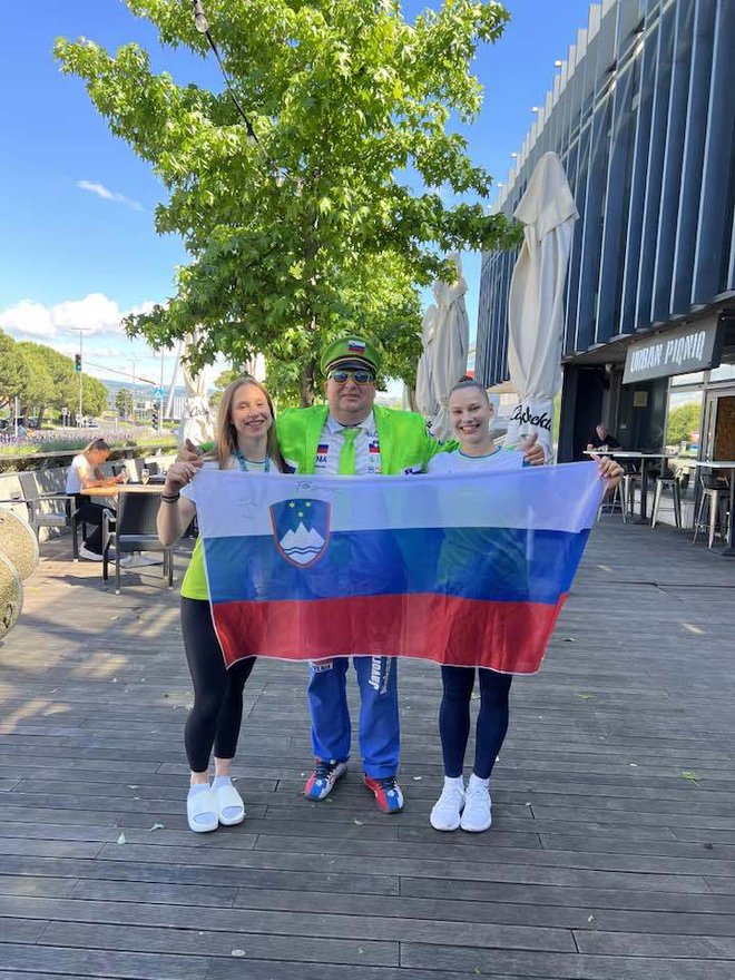 Pred dnevi je v Kopru podpiral Slovenke in Slovence na svetovnem gimnastičnem pokalu.