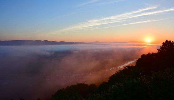 Razgled s šentviške gore. FOTO: Egon Cokan