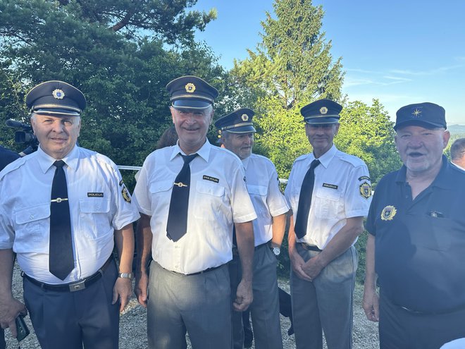 Policisti veterani so bili veseli. FOTO: Tomica Šuljić