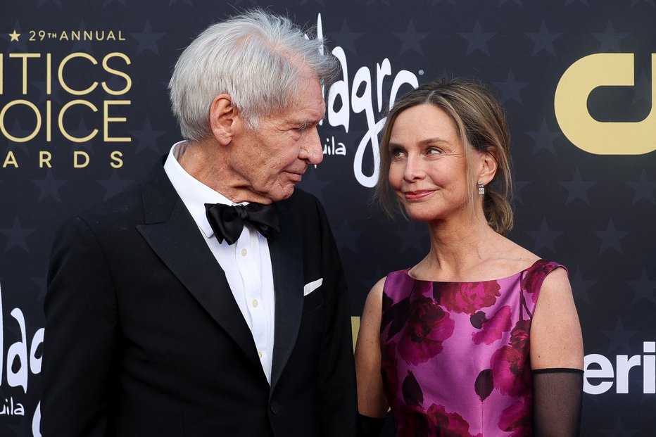 Fotografija: Harrison Ford in Calista Flockhart. FOTO: Aude Guerrucci/Reuters