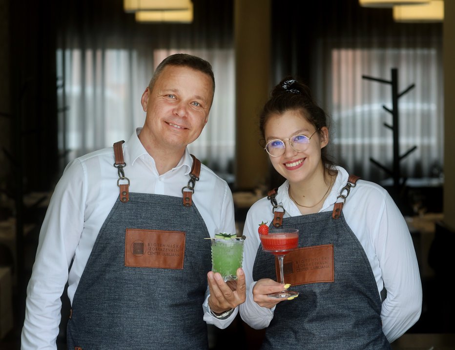 Fotografija: Boštjan Humski in Lara Šoštar Pribožič (Foto: Blaž Samec)