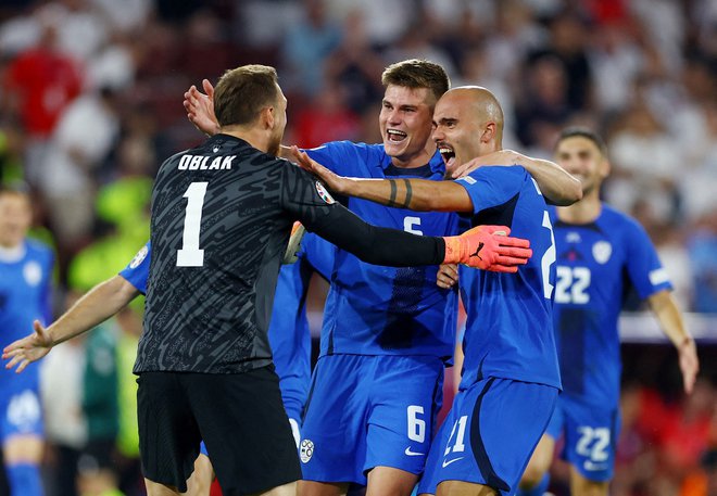 Veselje Slovenije. FOTO: Lee Smith Reuters