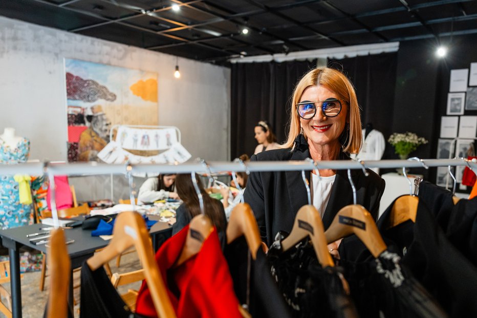 Fotografija: Maja Štamol je s hčerko Žani Luiso Štamol sodelovala v showroomu. FOTO: VISIT CELJE