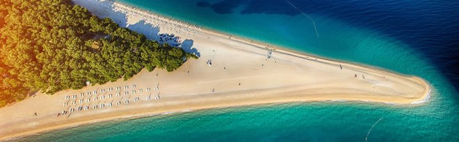 Plaža Zlatni Rat, otok Bol FOTO: Arhiv Htz