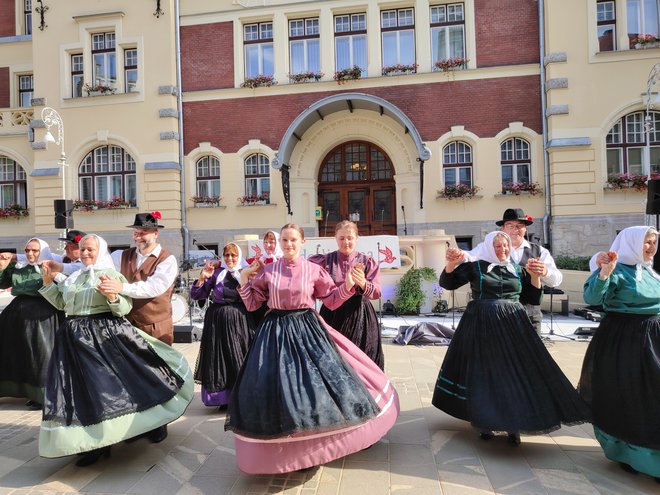 Takole so zaplesali člani Folklorne skupine Lipa iz Münchna.