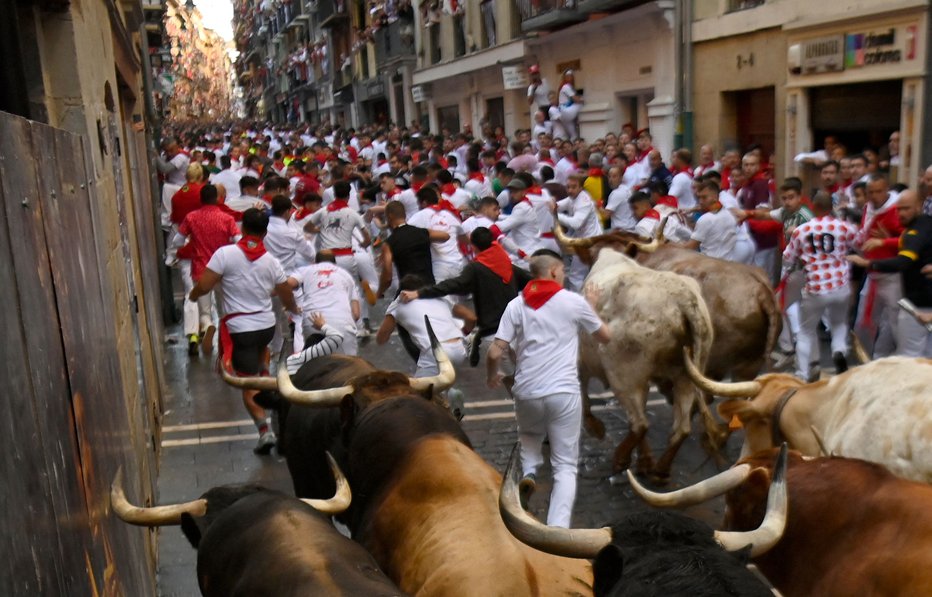 Fotografija: Od leta 1924 je posledicam poškodb podleglo 16 tekačev, nazadnje leta 2009. FOTO: Miguel Riopa Afp