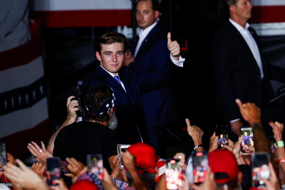 Fotografija: Barron Trump FOTO: Marco Bello Reuters