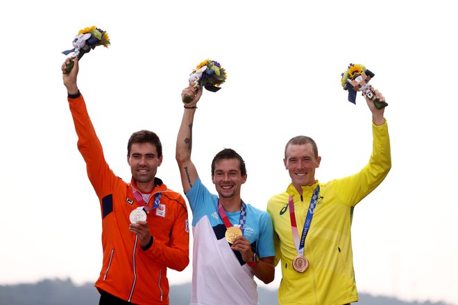 Primož Roglič je po objavi seznama za igre v Parizu potrdil, da se še ni odločil, ali bo lahko tekmoval na olimpijskih igrah. FOTO: Reuters