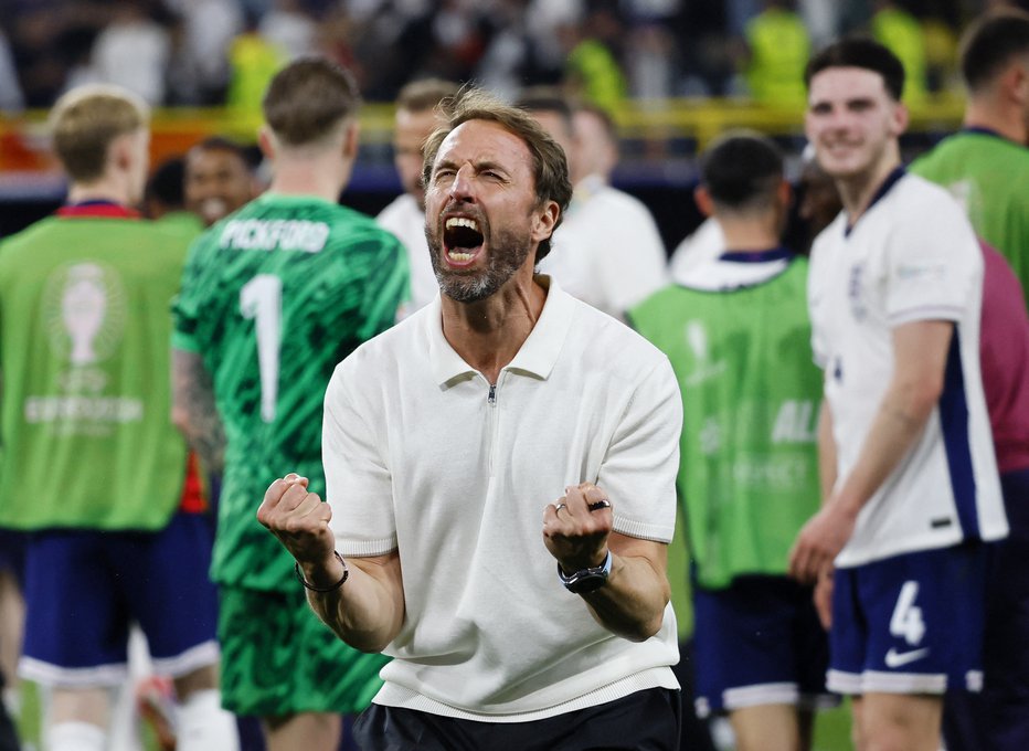 Fotografija: Gareth Southgate je zadel v polno z menjavami. FOTO: Wolfgang Rattay/Reuters