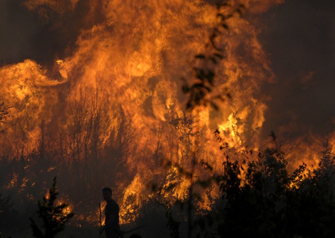 Borijo se s požari. FOTO: Ognen Teofilovski Reuters Pictures