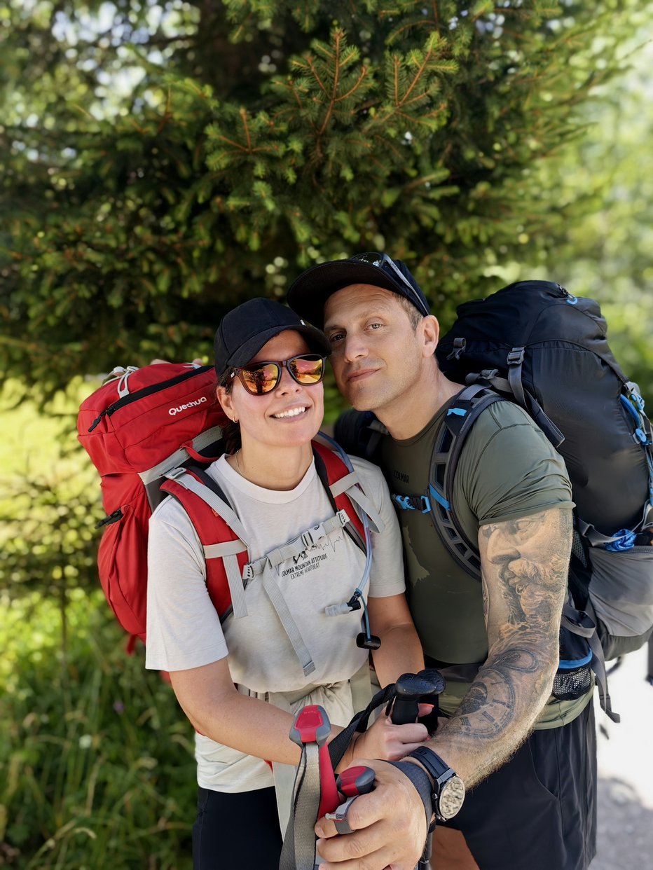 Fotografija: Njuna nedavna pustolovščina je bila Highlander od Bohinja do Mosta na Soči. Foto: osebni arhiv