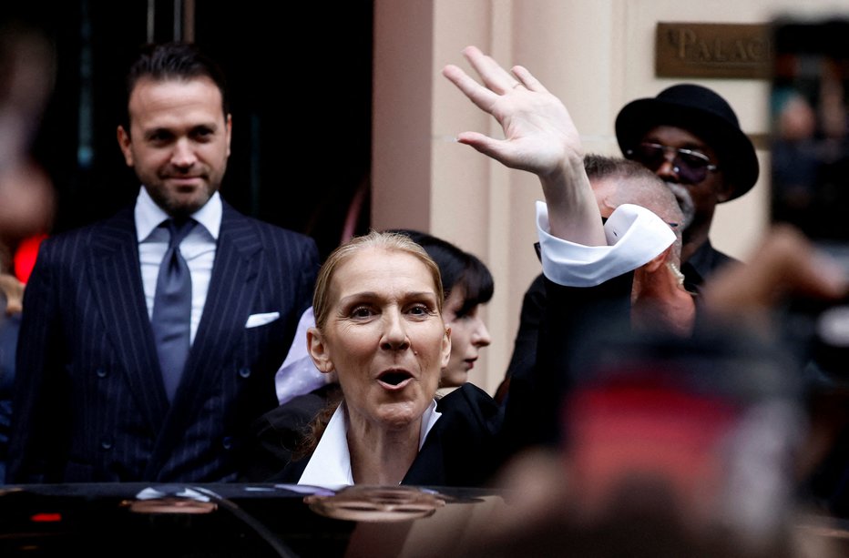 Fotografija: Celine Dion v Parizu  FOTO: Gonzalo Fuentes Reuters