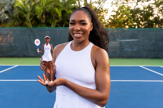 Barbiko je dobila tudi teniška zvezdnica Venus Williams. FOTO: Reuters