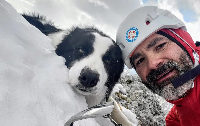 Matjaž Šerkezi je pred dvema letoma in pol rešil zaplezanega Jimmyja. FOTO: osebni arhiv