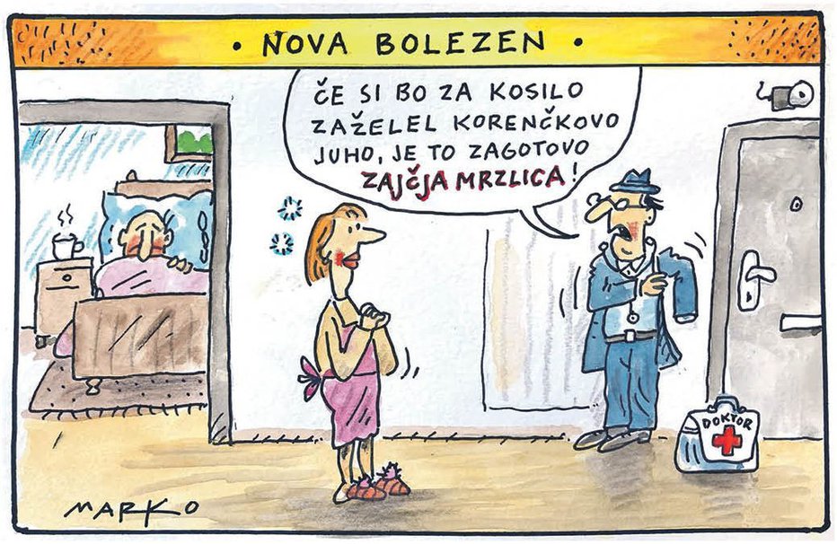 Fotografija: Nova bolezen FOTO: Marko Kočevar