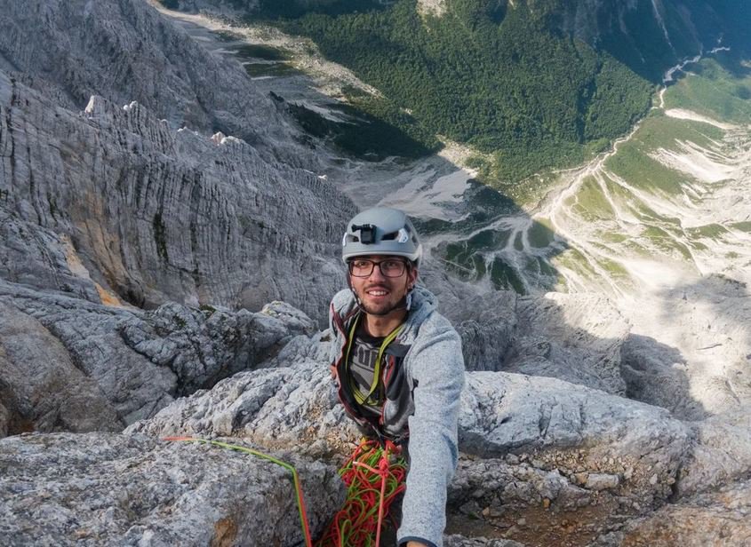 Fotografija: Rok Bernot je bil kljub mladosti zelo izkušen alpinist. FOTO: Instagram