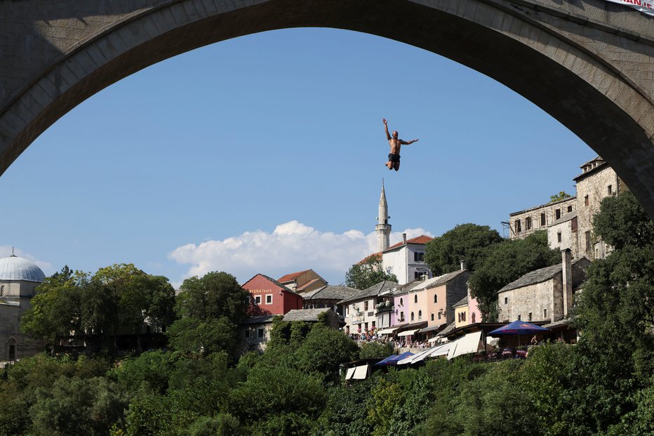 Fotografija: Skoki so jemali dih. FOTO: Amel Emric/Reuters