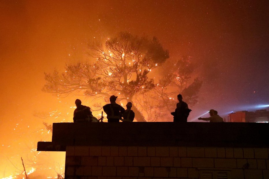 Fotografija: Tri dni so se trudili, da ogenj ne bi zajel naselij. FOTO: Cropix