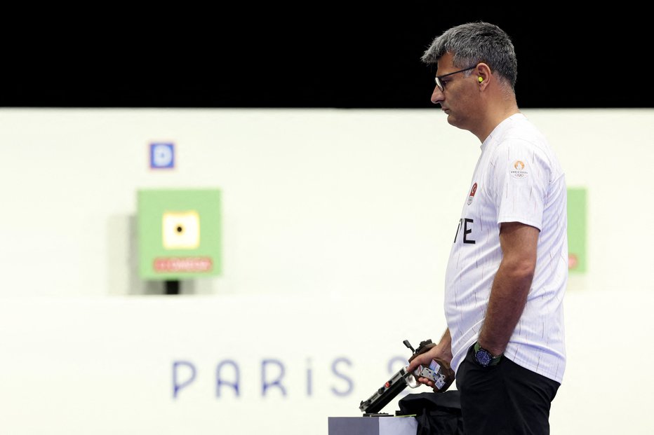 Fotografija: Yusuf Dikeç je hladnokrvno osvojil medaljo. FOTO: Alain Jocard Afp