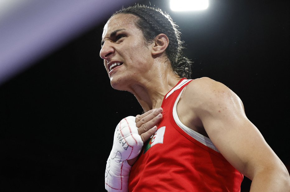 Fotografija: Imane ima zagotovljeno medaljo. FOTO: Peter Cziborra Reuters