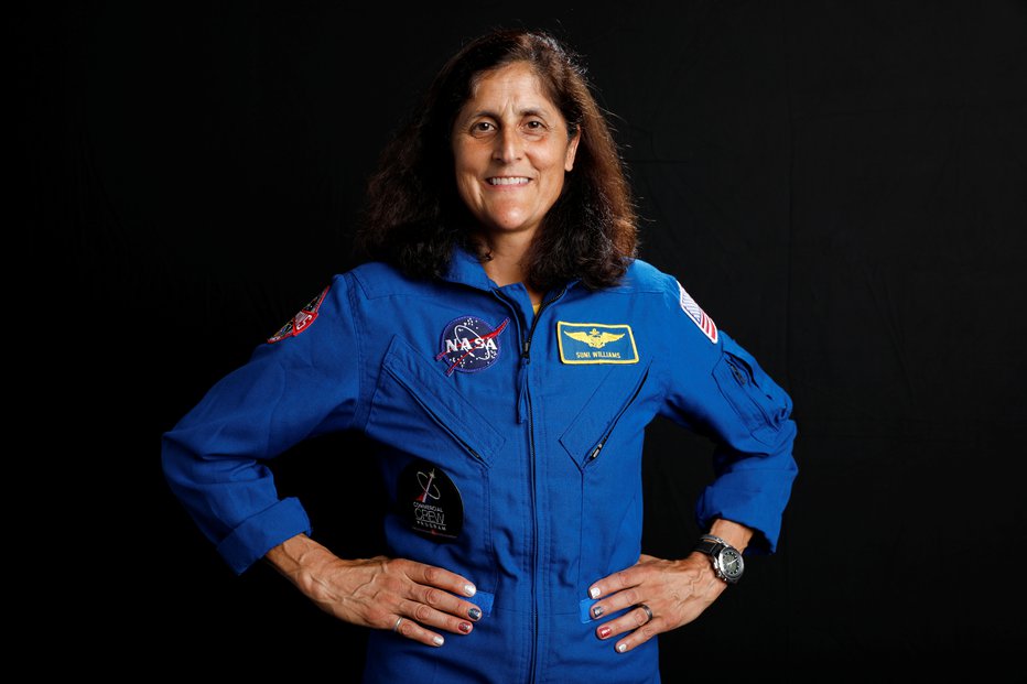 Fotografija: Sunita Williams ima slovenske korenine. FOTO: Mike Blake Reuters