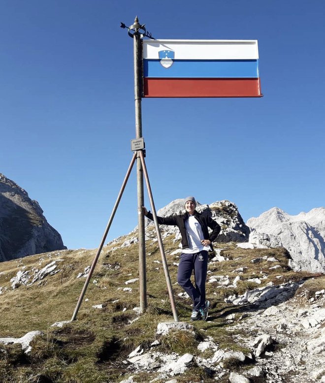 Od nekdaj jo zanimajo samo vrhovi, bodisi v gorah ali športu. FOTO: osebni arhiv/Instagram