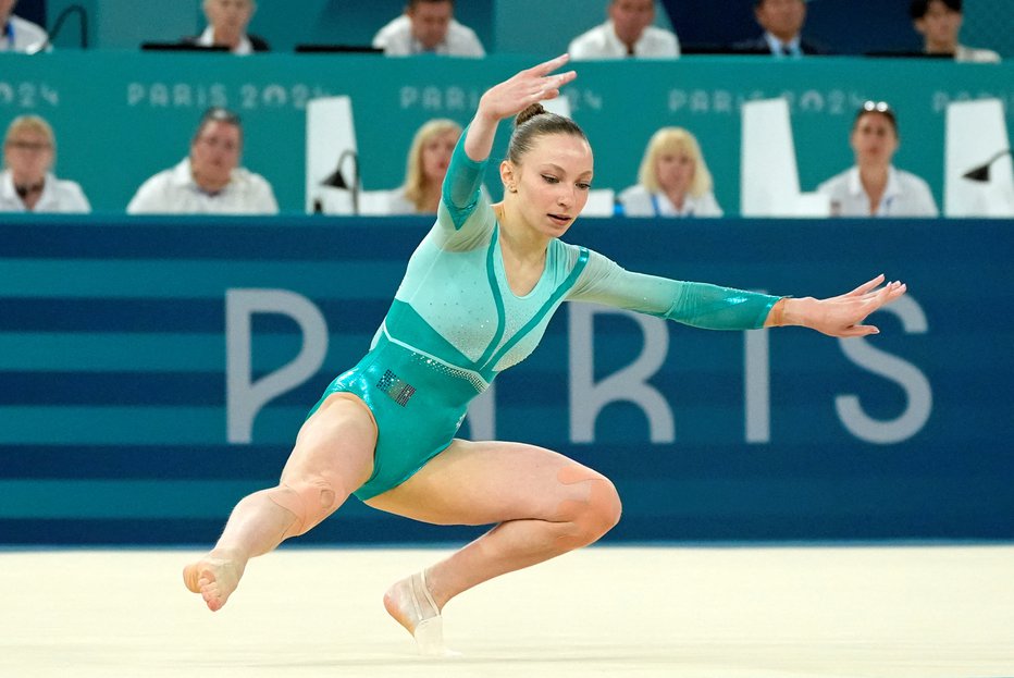 Fotografija: Ana Barbosu je osvojila bron v finalu ženskega parterja v gimnastiki,  FOTO: Jack Gruber Usa Today Sports Via Reuters Con