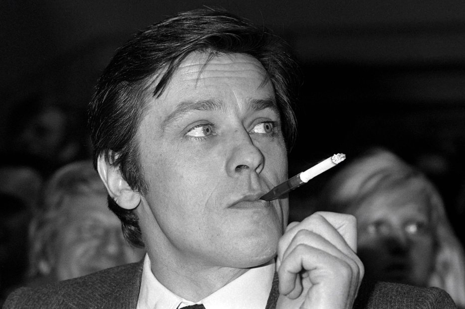 Fotografija: Alain Delon leta 1976. FOTO: Afp