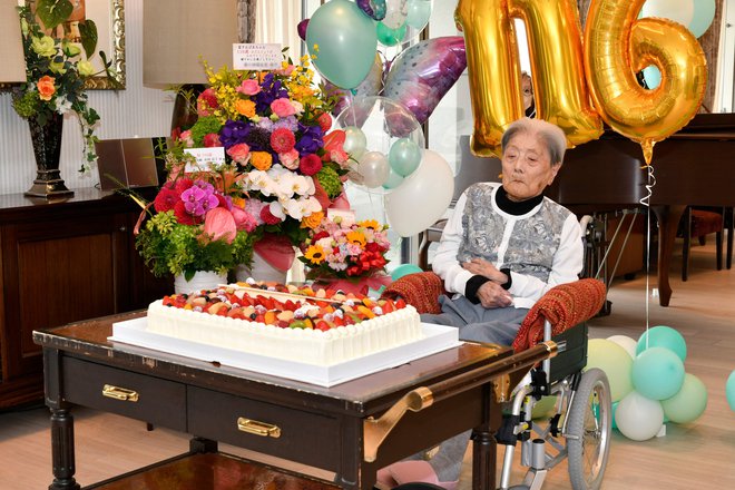 Tomiko Itooka ima 116 let. FOTO: Afp