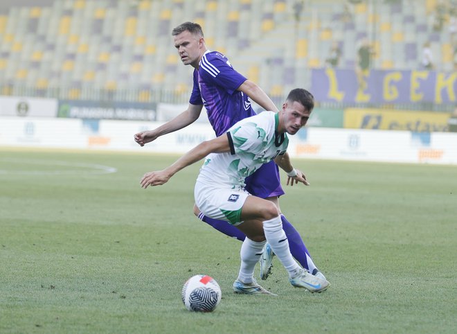 Nogomet Maribor Olimpija 25.8.2024 Maribor Slovenija FOTO: Jože Suhadolnik