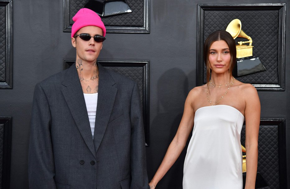 Fotografija: Justin Bieber in Hailey Bieber sta postala starša. FOTO: Angela Weiss Afp