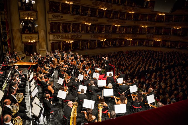 Filharmonični orkester milanske Scale FOTO: Festival Ljujbljana 