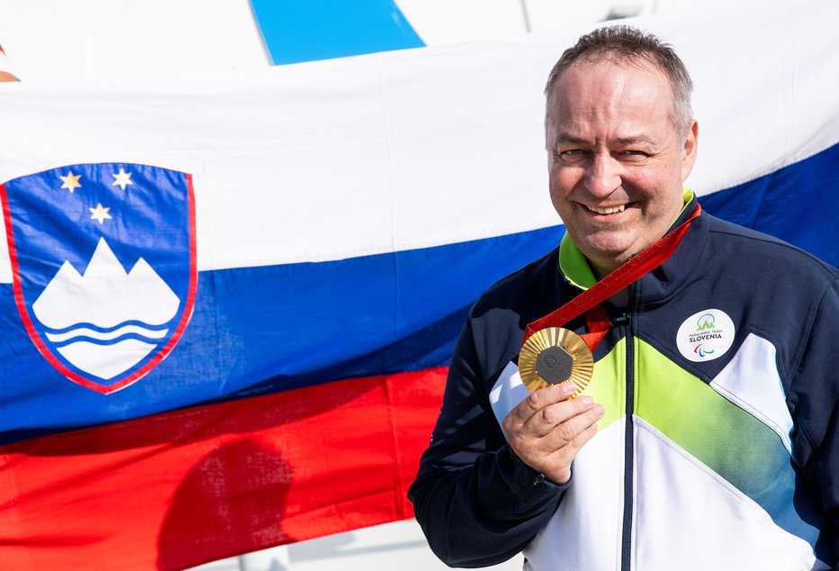 Fotografija: Franček Gorazd Tiršek je z zlatom kronal dvajsetletno kariero. FOTO: Vid Ponikvar/Sportida