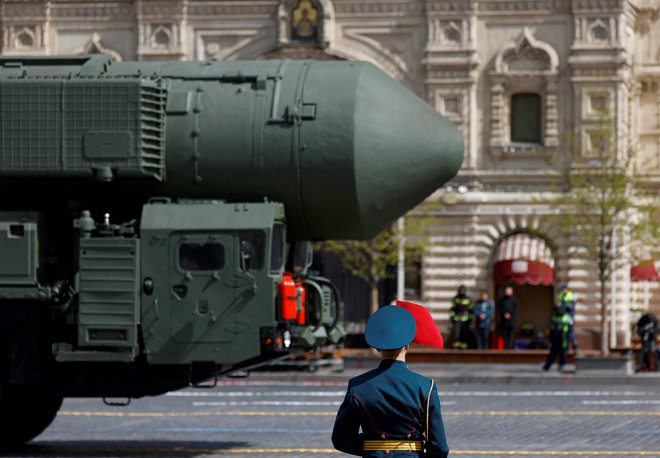 Ruska balistična raketa. FOTO: Maxim Shemetov Reuters