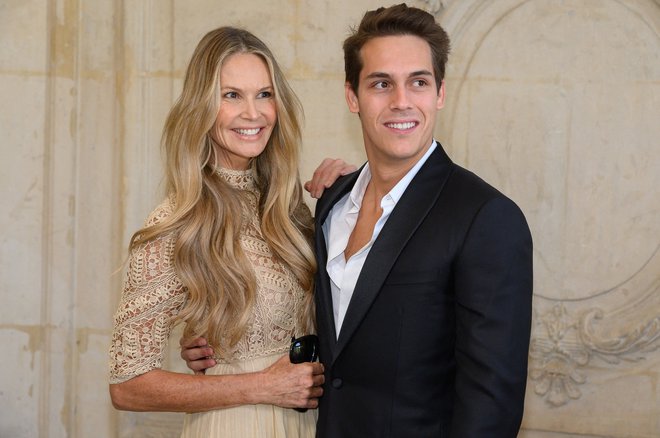 Elle Macpherson in njen sin Flynn Busson. FOTO: Profimedia