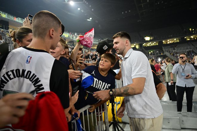 Luka Dončić je občinstvo dvignil na noge. FOTO: MP Produkcija/pigac.si