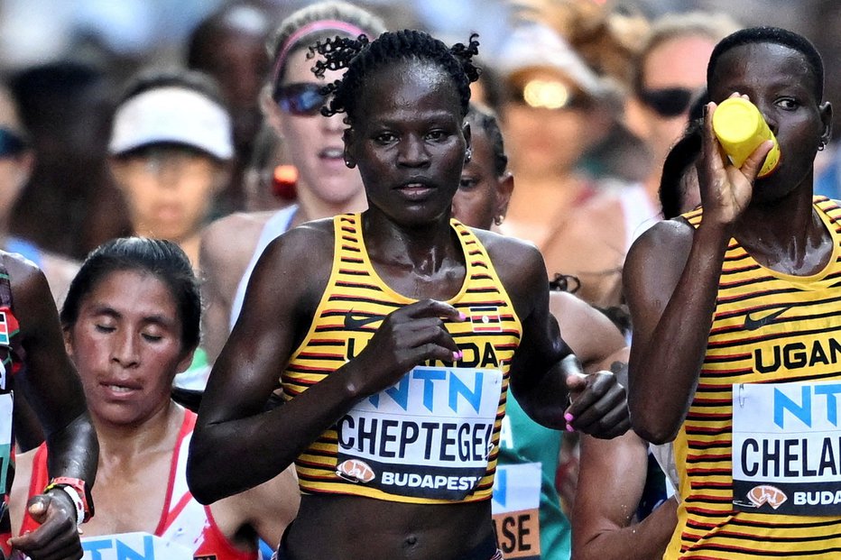 Fotografija: Rebecca Cheptegei je bila iz Ugande. FOTO: Dylan Martinez Reuters