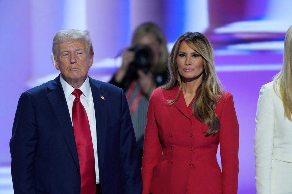 Fotografija: Donald in Melania Trump FOTO: Jasper Colt Via Reuters Co