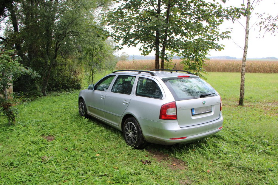 Fotografija: Škoda octavia bosanskih registrskih oznak FOTO: PP Metlika