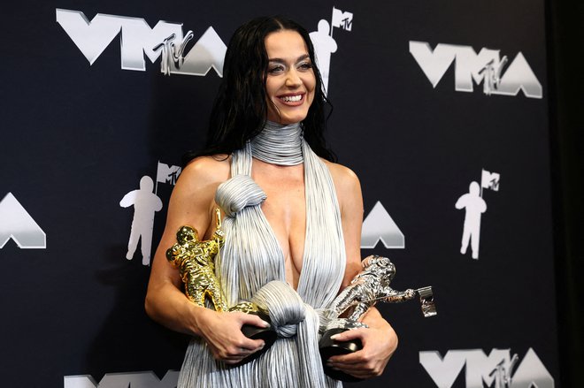 Katy Perry s posebnima nagradama za dosežke in najbolj ikonični nastop FOTO: Andrew Kelly/Reuters