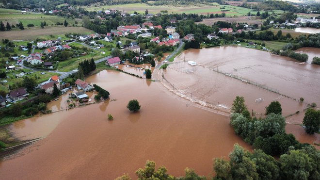 Poplave na Poljskem. FOTO: Mariusz Kula/Reuters