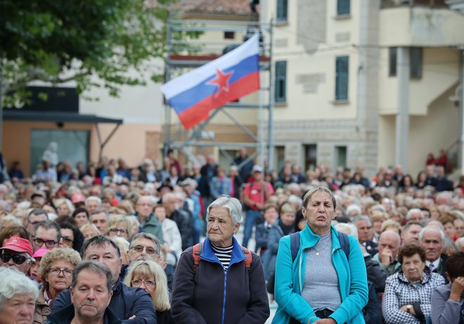 Proslava ob vrnitvi Primorske k matični domovini 15. 9. 2024 v Vipavi. FOTO: Jože Suhadolnik